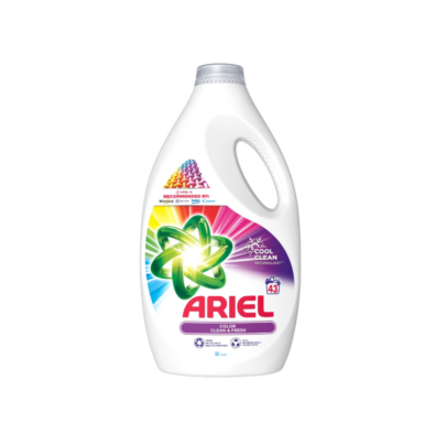Ariel Color Clean & Fresh folyékony mosószer, 43mosás 2,15l