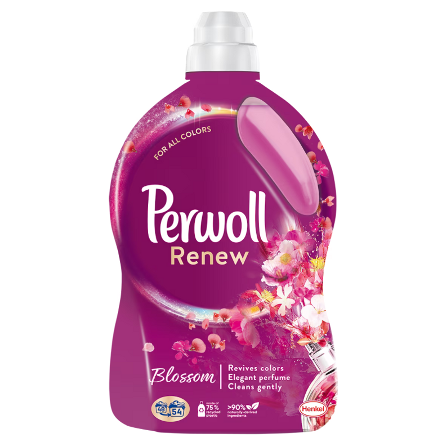 Perwoll Renew mosógél 2,97 l Blossom 54 mosás